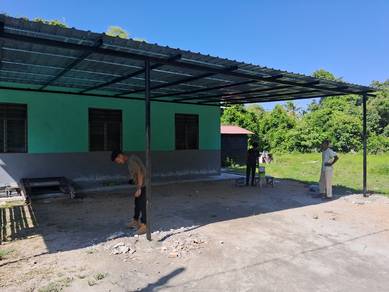 awning bajet dan kukuh