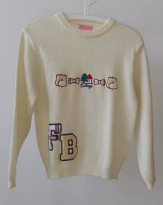 Long Sleeve Embroidery Tops Blouse [Preloved]