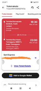 Ticket Bus For Sale