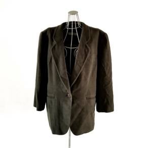 Emporio Armani Oversize Olive Green Blazer