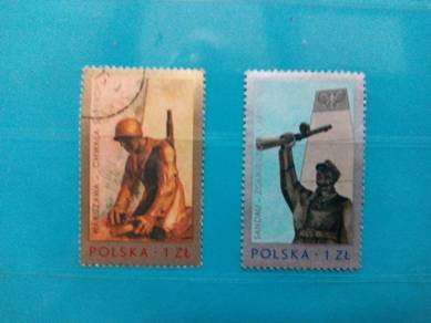2 Poland stamp, World War II