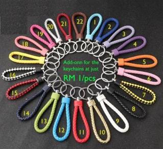 NEW KEYCHAIN PU LEATHER KEY CHAIN RiNG DOOR GiFT