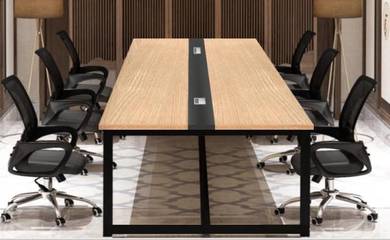 Company big meeting table long desk meja office 23