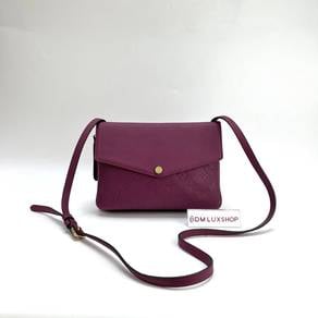 Preloved LV Fuschia Empreinte Twice Crossbody Bag