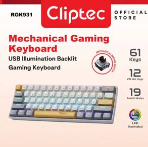 CLIPTEC RGK931 Mechanical Backlit Gaming Keyboard