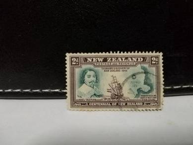 1940 New Zealand Stamp Abel Tasman ship