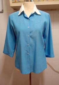 Smart Blue Blouse