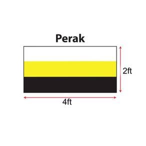 Bendera Perak (Polyester) 2 x 4ft