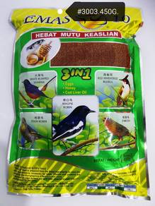 Emas10 Fine Bird Feed Makanan Burung Halus 450gram