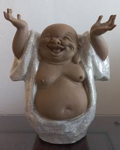 ceramic laughing buddha