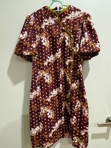 Red flower Cheongsam