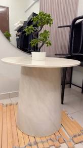Round Marble Tile DINING table