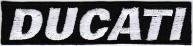 Ducati Text Logo MotoGP World Championship Patch