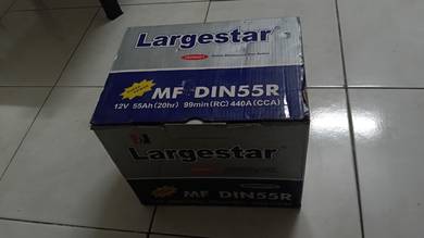 Bateri Kereta Largestar MF DIN55R (Like New) 