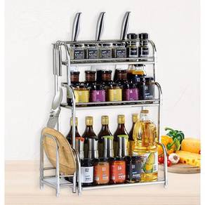Stainless Steel Spice Storage Standing Shelf Rack