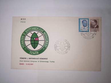 FDC Stamp Turkiye 1987 - Entomology Congress