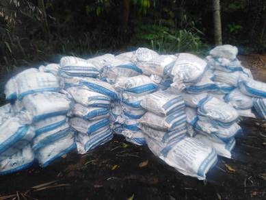 Sekam padi bakar min 300bag keatas 7477