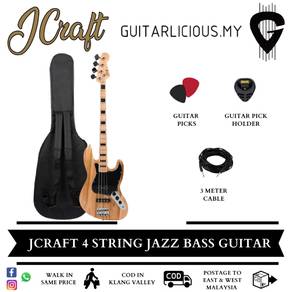 JCRAFT 4 String Jazz Bass Electric Guitar