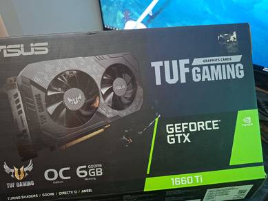 asus tuf oc edition gtx1660ti fullset