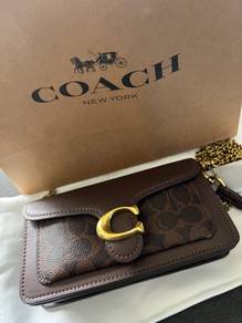 Coach Tabby Chain Crossbody 19 Signature Bag