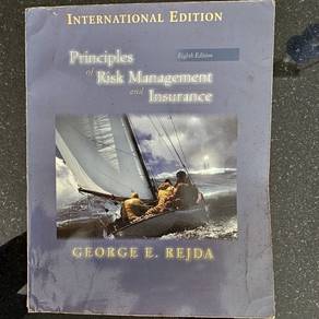 Principles of Risk Management & Insurance 