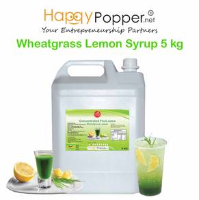 Concentrated Juice Syrup Wheatgrass Lemon 5kg