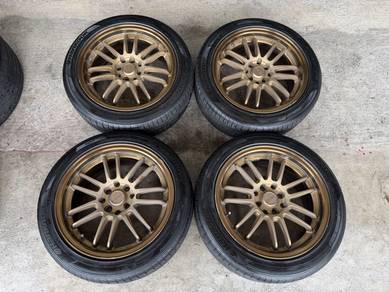 Rim re30 bronze thailand 16 inch alza myvi mc3