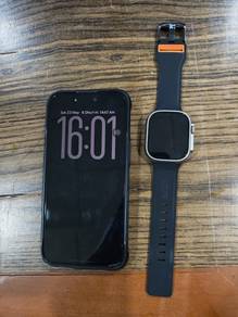 15 pro max 256gb + Apple watch ultra Rm4.2k .