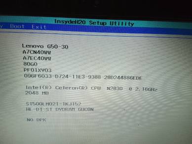 Lenovo Ideapad G50 Series Laptop 