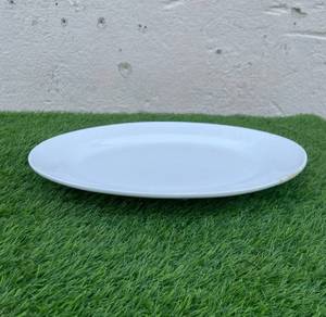 B863 Pinggan Bujur 46x35 Oval Porcelain Dish Plate