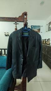 Custom Genuine Leather Blazer Jacket (Size M) 