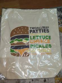 McDonald's Big Mac Limited Edition Tote Bag Beige