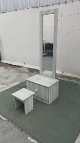 YD93M Meja Solek 2' Make Up Dressing Table w Stool