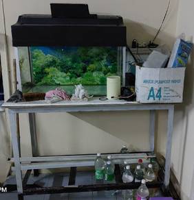 Akuarium 3 kaki dgn kaki