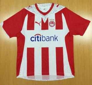 Puma Olympiakos Home Jersey 2009/2010 Used
