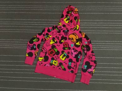 FULL print minie MOUSE hoodie M 01