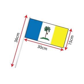 Pulau Pinang Hand Hold Flag with stick