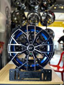NEWRIM HX008 14x5.5 8x100x110 +35 BMF/BLUE UNDER