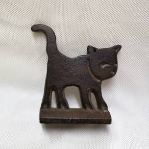 Vintage CAT Cast iron Novelty fun Rustic style Bro