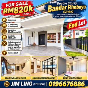 2-storey Terraced House For Sale in Telok Panglima Garang,SGR
