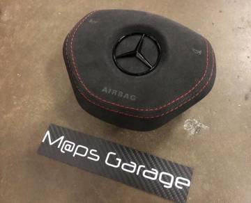 Mercedes a45 a250 cla gla alcantara air bag cover