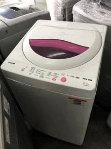 6.5kg Mesin Basuh Toshiba Washing Machine Top Pink