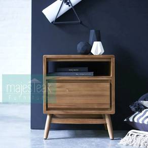 Teak Vintage Bedside Table
