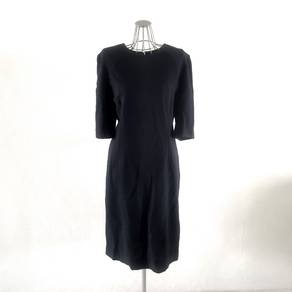 Authentic Celine formal office quater sleeve navy
