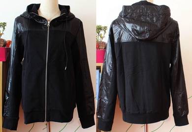 STYLISH BLACK HOODiE JACKET SWEATER HITAM HOODY