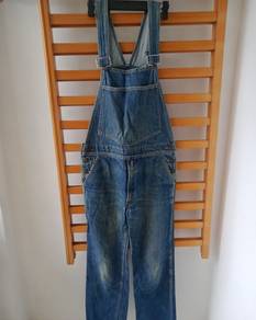 Vintage 1970 Edwin denim overalls  big john levis