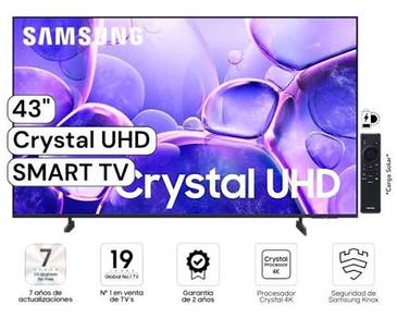 Samsung 43" Crystal UHD 4K Smart TV