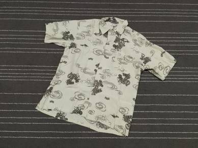 Kemeja Hawaii Naga rayon saiz L