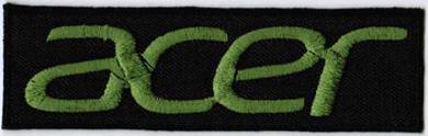 Acer BLACK Badge Iron On Embroidered Patch