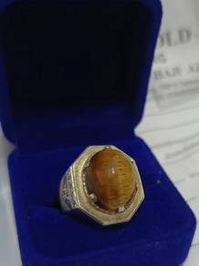 Cincin Permata Tiger Eye